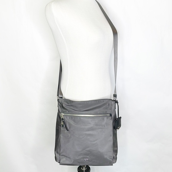 Tumi Bags Tumi Voyageur Canton Nylon Charcoal Gray Crossbody Poshmark